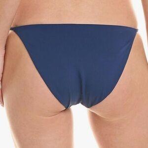 Onia Hannah Bikini Bottom Blue Yellow Bands X Large NWT